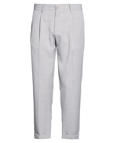 Over-d Over/d Man Pants Light Grey Size 34 Polyester, Viscose In Gray