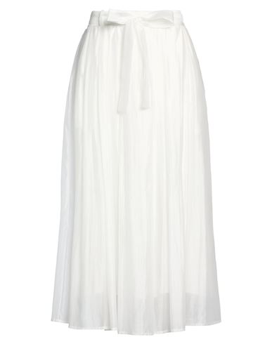 Midi-Rock Damen Weiß 32,34,38 Damen