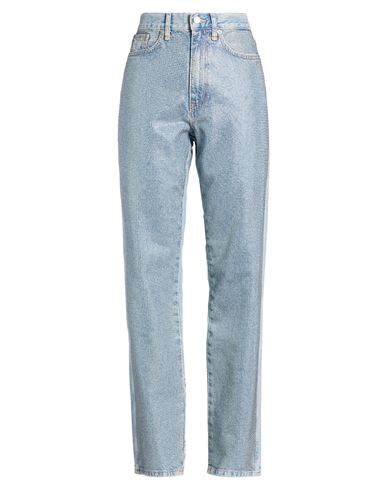 Only Woman Jeans Blue Size 26w-32l Cotton, Recycled Cotton