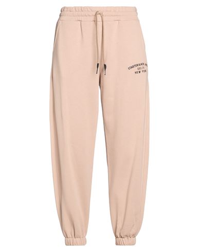 Starter Man Pants Camel Size L Cotton, Polyester In Neutral