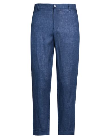 Over-d Over/d Man Pants Blue Size 36 Linen