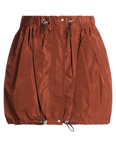Tod's Woman Mini Skirt Brown Size 4 Polyamide, Viscose
