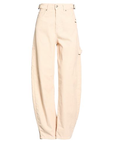 Berna Woman Pants Beige Size 8 Cotton In Sand