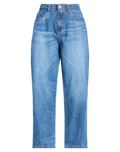 Please Woman Jeans Blue Size M Cotton