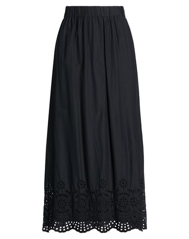 Only Woman Maxi Skirt Black Size M Organic Cotton, Cotton