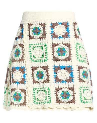 Minirock Damen Elfenbein L,M,S Damen