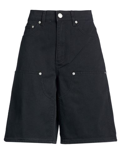 Obey Woman Shorts & Bermuda Shorts Black Size 28 Cotton