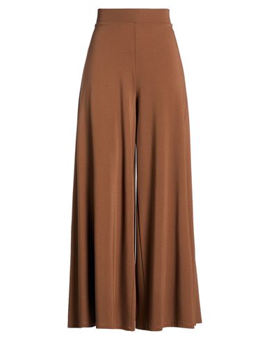 Kaos Day By Day Woman Pants Brown Size 4 Viscose, Polyamide, Elastane