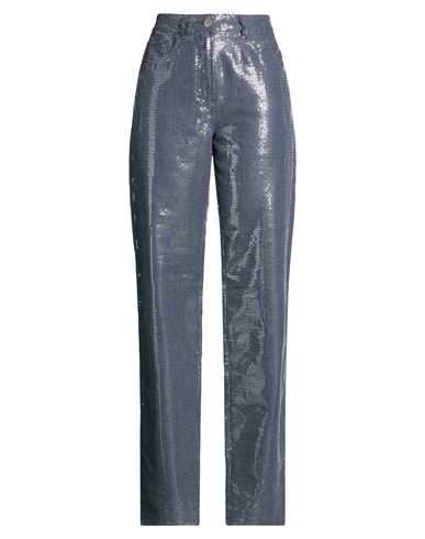 Mvp Wardrobe Woman Pants Slate Blue Size 6 Cotton, Polyester