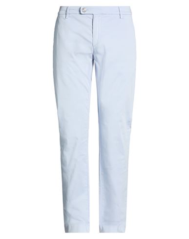 Hand Picked Man Pants Sky Blue Size 34 Cotton, Elastane