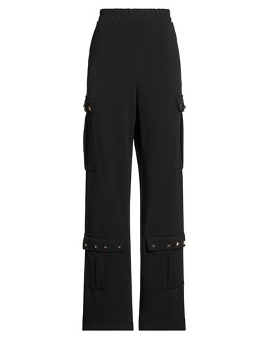 5 Progress Woman Pants Black Size L Polyester, Elastane