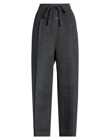 Fear Of God Woman Pants Charcoal Size S Virgin Wool, Cashmere In Gray