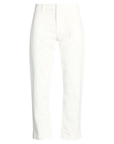 Modfitters Man Pants White Size 33 Cotton, Elastane