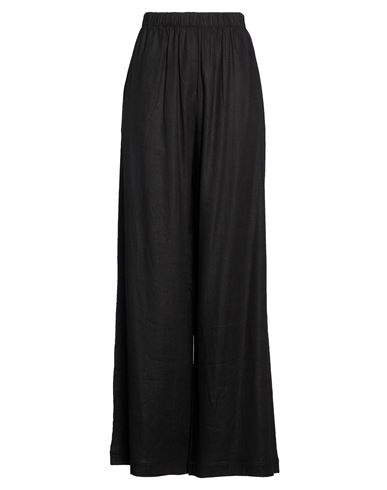 Hinnominate Woman Pants Black Size L Linen, Viscose