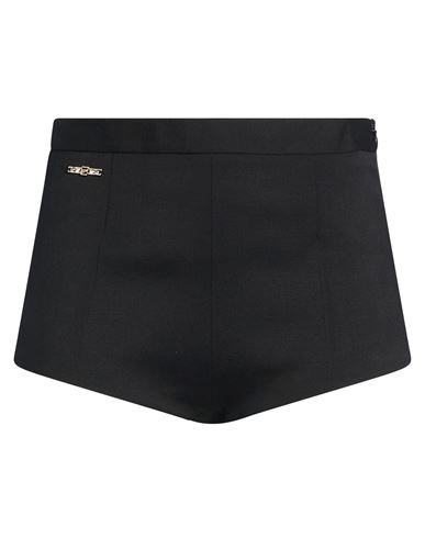 Dsquared2 Woman Shorts & Bermuda Shorts Black Size 6 Virgin Wool, Viscose, Elastane