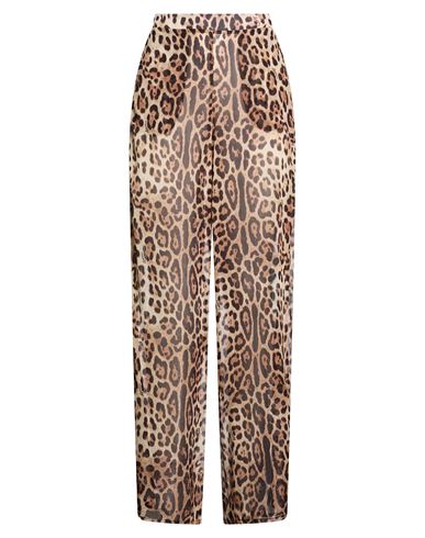 4giveness Woman Pants Brown Size L Polyester