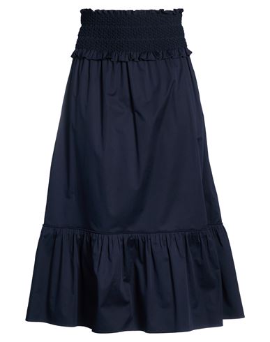 Midi-Rock Damen Nachtblau 30,32,34,36,38,40,44 Damen