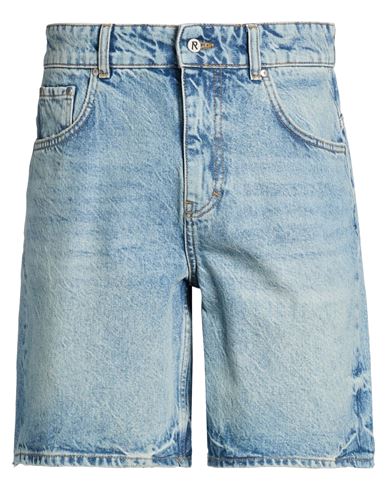 Represent Man Denim Shorts Blue Size 31 Cotton