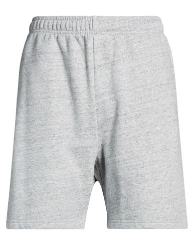 Acne Studios Man Shorts & Bermuda Shorts Light Grey Size L Polyester, Cotton In Gray