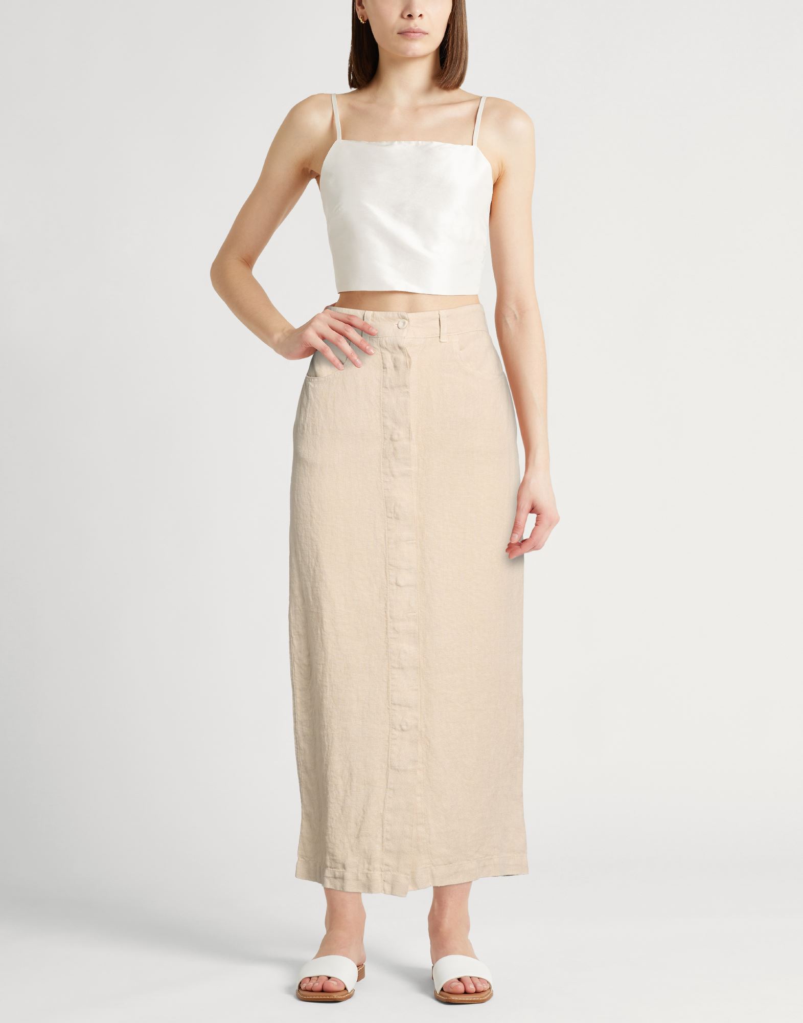  120% Lino - Hosen & Röcke - Midi-röcke - On Yoox.com 