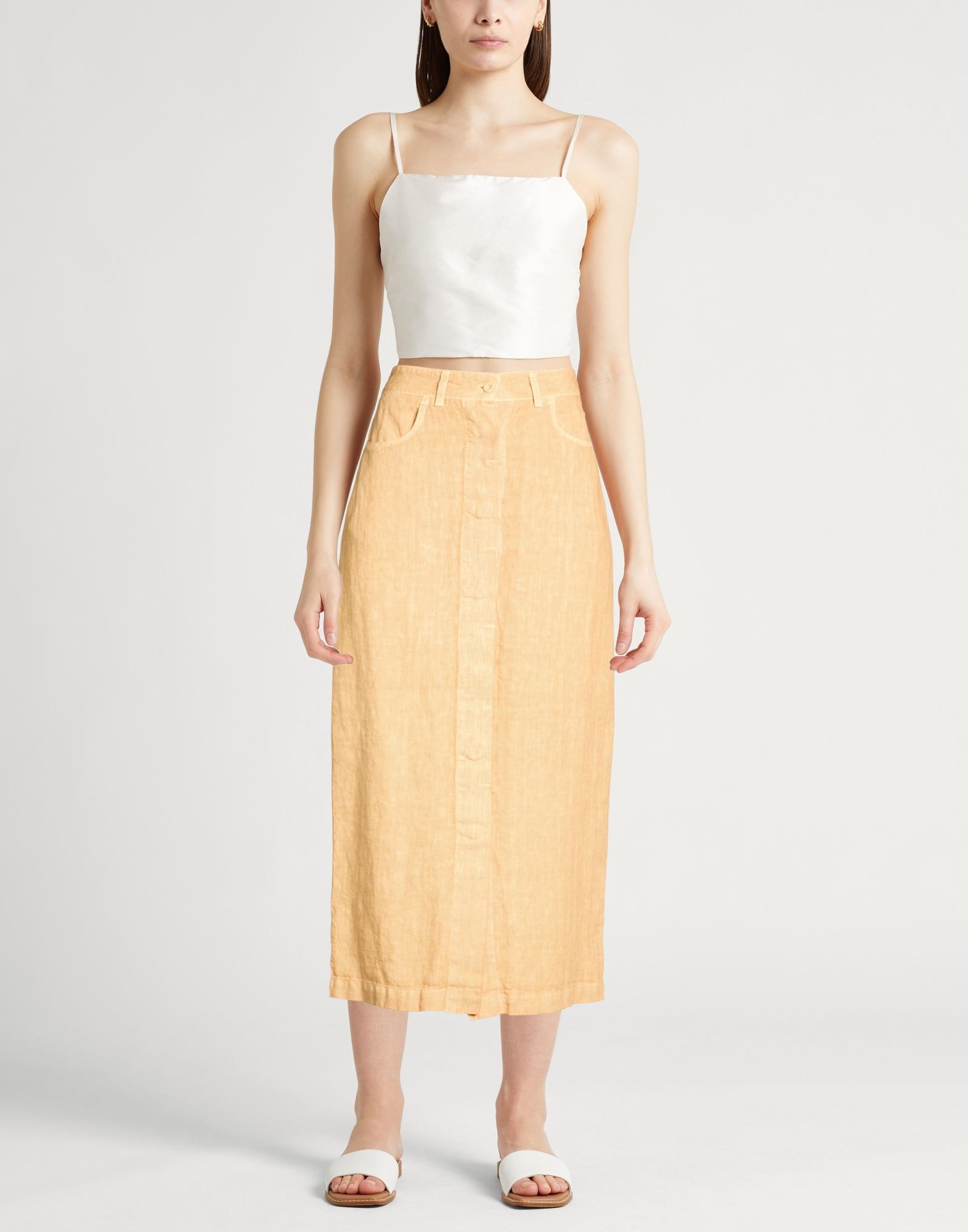  120% Lino - Hosen & Röcke - Midi-röcke - On Yoox.com 