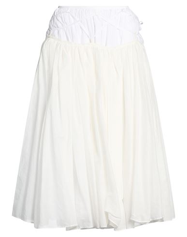 Falda midi Mujer Blanco 36 Mujer