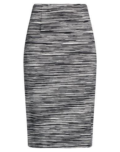 Missoni Woman Midi Skirt Black Size 8 Cotton