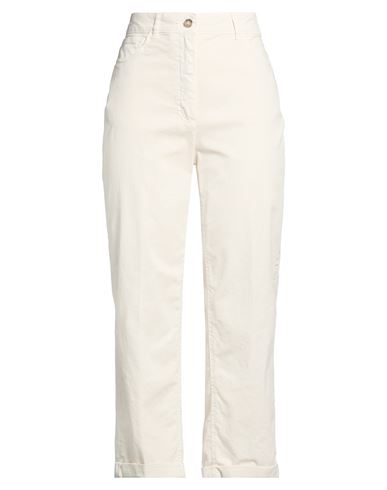 Hose Damen Elfenbein 36 Damen