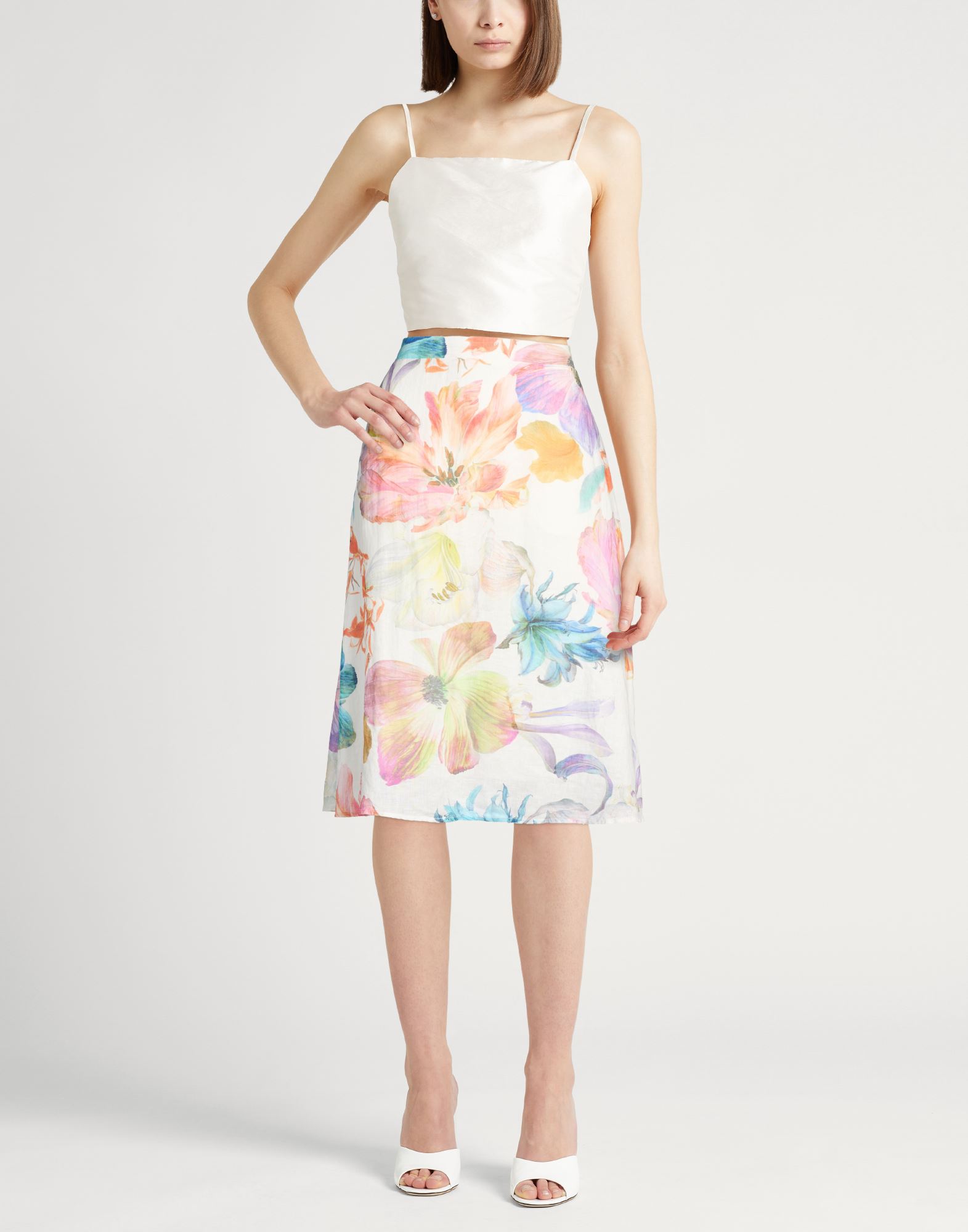  120% Lino - Hosen & Röcke - Midi-röcke - On Yoox.com 