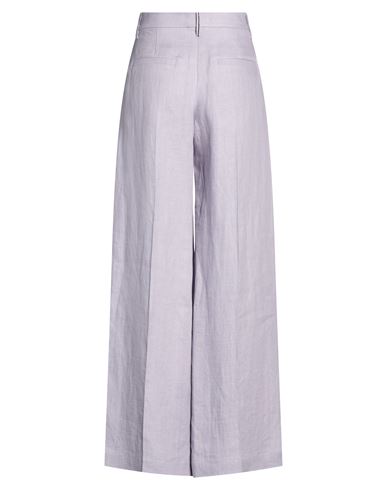 Brunello Cucinelli Woman Pants Lilac Size 10 Hemp, Linen In Purple