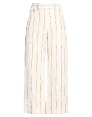 Brunello Cucinelli Woman Pants Ivory Size 8 Linen, Cotton In White