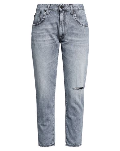 People (+)  Woman Jeans Grey Size 30 Cotton In Gray