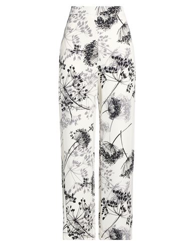 Rinascimento Woman Pants White Size Xs Polyester, Elastane