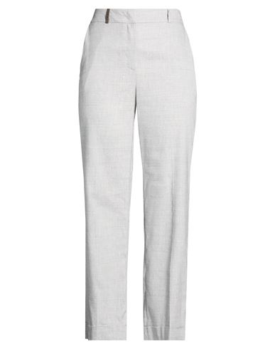 Pantalones Mujer Gris perla 44 Mujer