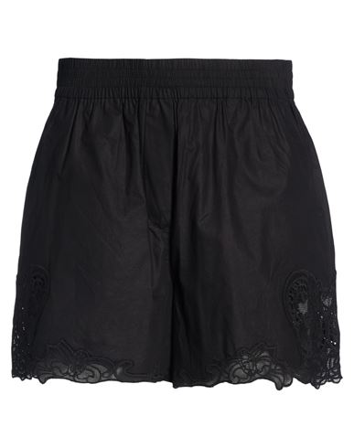Rag & Bone Woman Shorts & Bermuda Shorts Black Size L Cotton