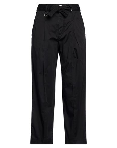 High Courteous Woman Pants Black Size 6 Cotton, Elastane