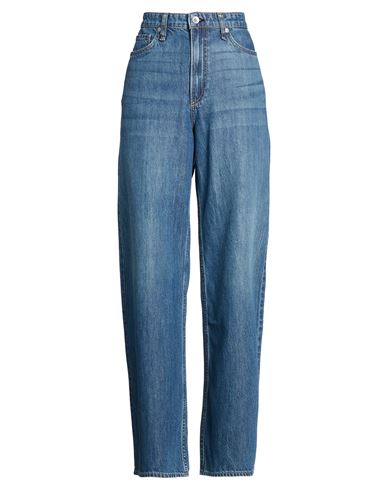 Rag & Bone Woman Jeans Blue Size 32 Cotton, Lyocell
