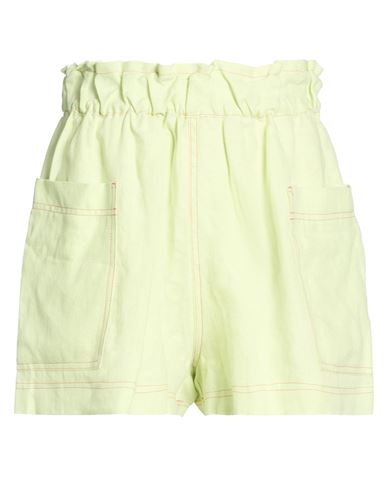 Casa Raki Woman Shorts & Bermuda Shorts Light Green Size Xs Linen