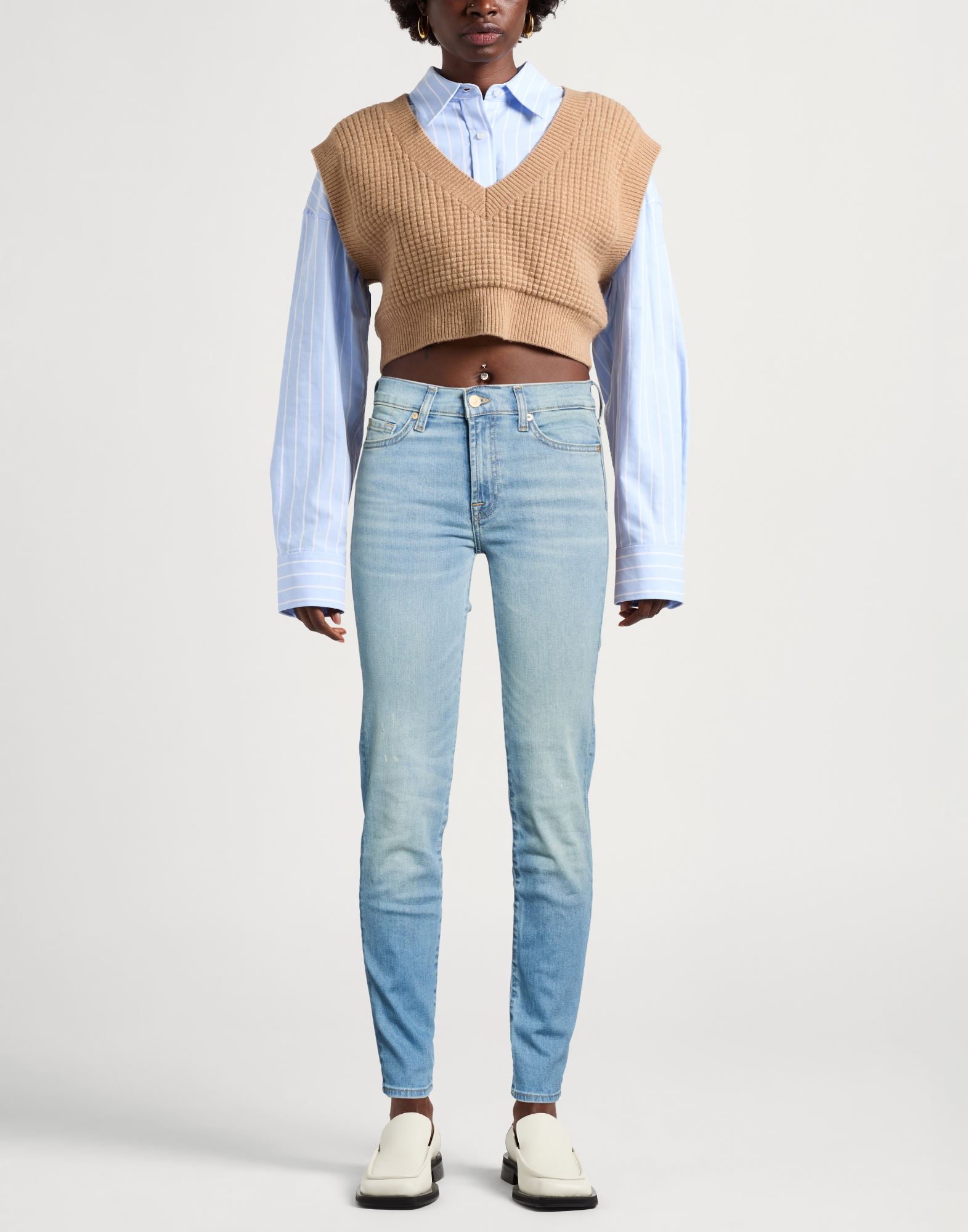  7 For All Mankind - Partes De Abajo - Pantalones Vaqueros - On Yoox.com 