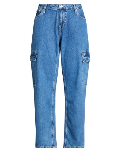 Calvin Jeanshose Damen Blau 25W-30L,26W-30L,27W-30L,29W-30L,30W-30L,32W-30L Damen