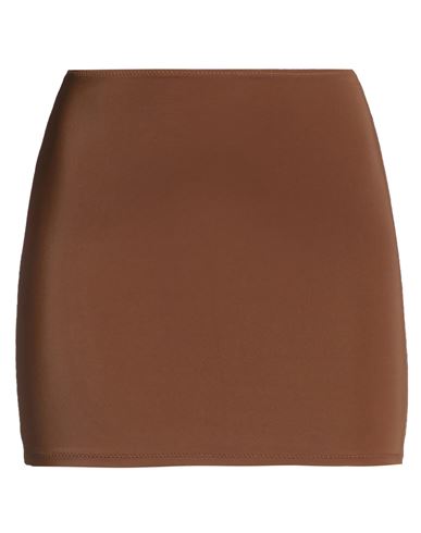 Minifalda Mujer Marrón XS Mujer