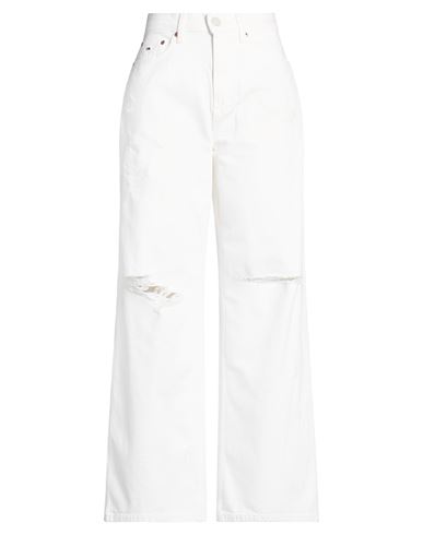 Pantalones vaqueros Mujer Blanco 24W-30L,29W-30L Mujer