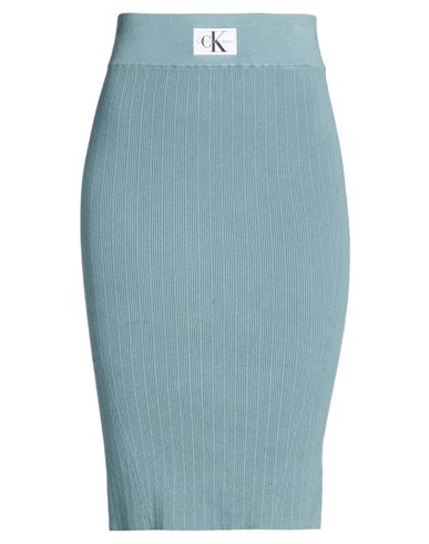 Falda midi Mujer Azul francés XS Mujer