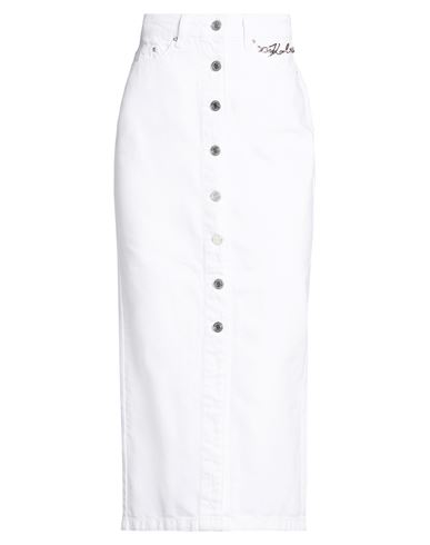 Falda vaquera Mujer Blanco XS Mujer