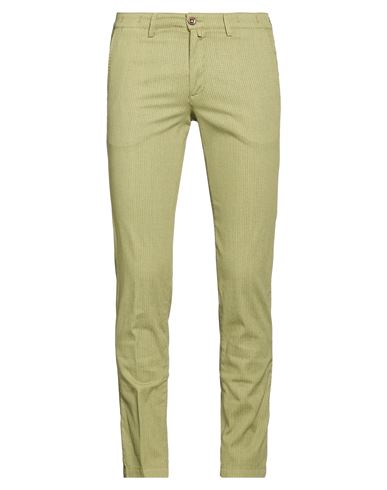 Exigo Man Pants Lime Green Size 32 Cotton, Elastane