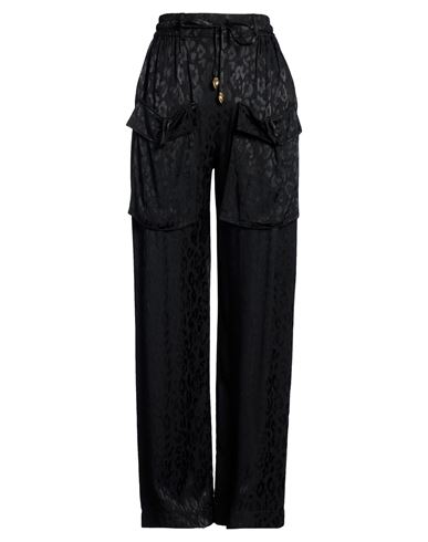 Just Cavalli Woman Pants Black Size 6 Viscose