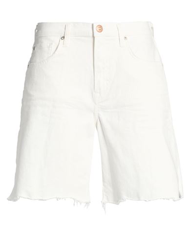 Jeansshorts Damen Elfenbein 25,27 Damen