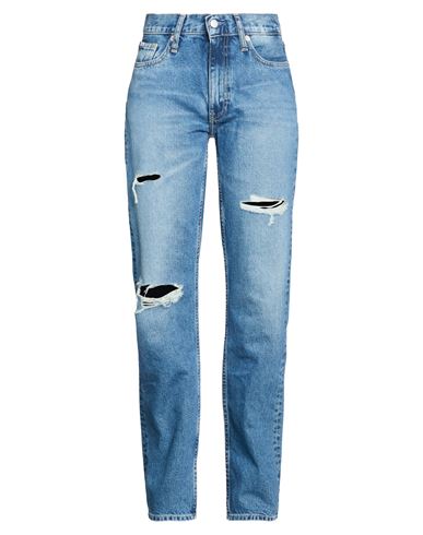 Calvin Jeanshose Damen Blau 26W-32L,27W-32L,29W-32L,30W-32L,31W-32L,32W-32L Damen