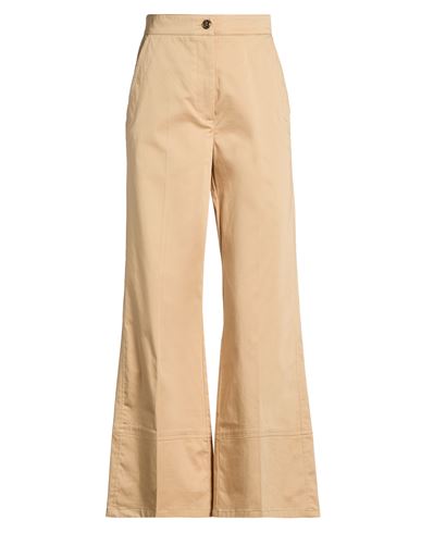 Pantalones Mujer Camel 34 Mujer