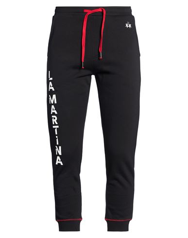 La Martina Man Pants Black Size Xxl Cotton